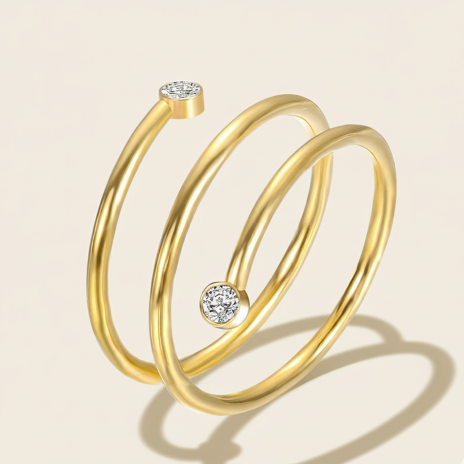 The Modern Spiral Statement Ring