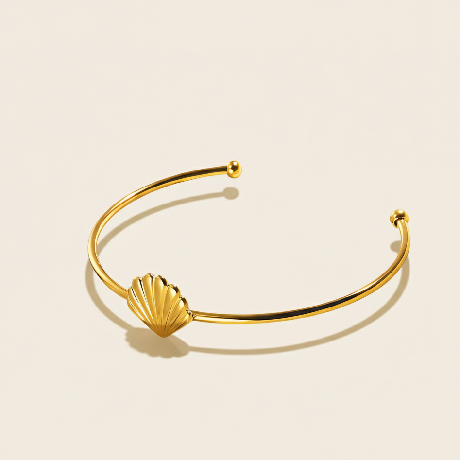 The Coastal Charm Shell Cuff