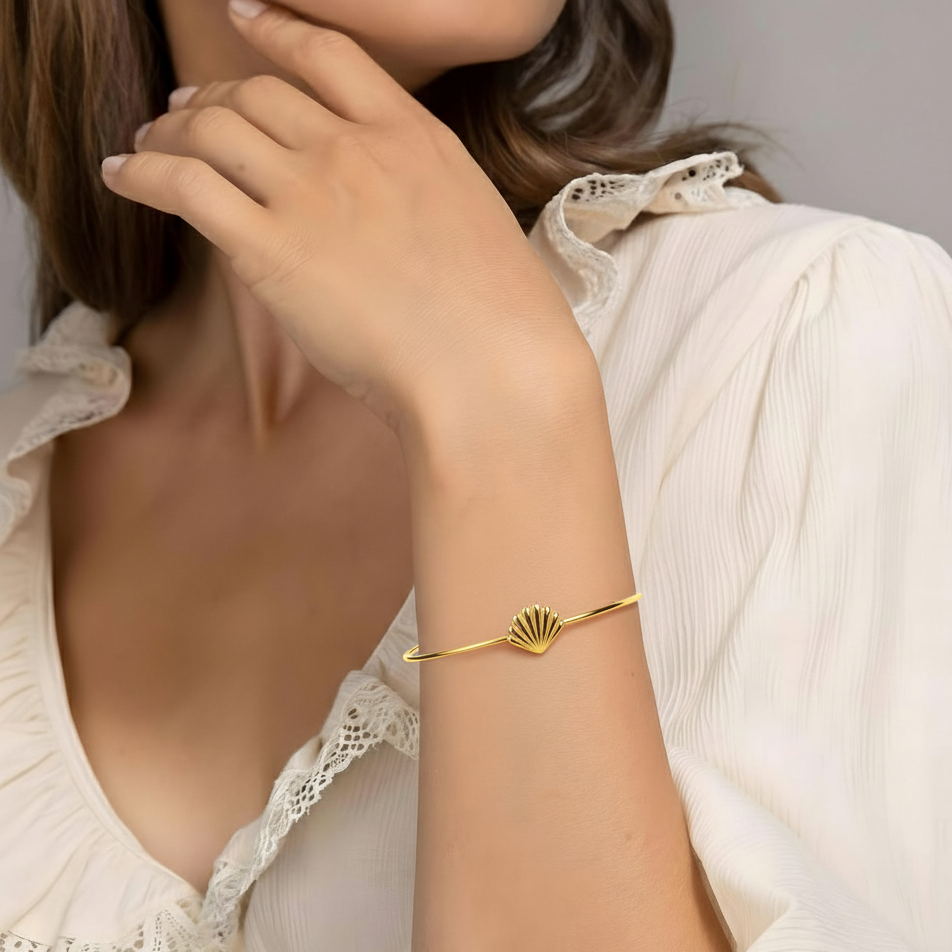 The Coastal Charm Shell Cuff