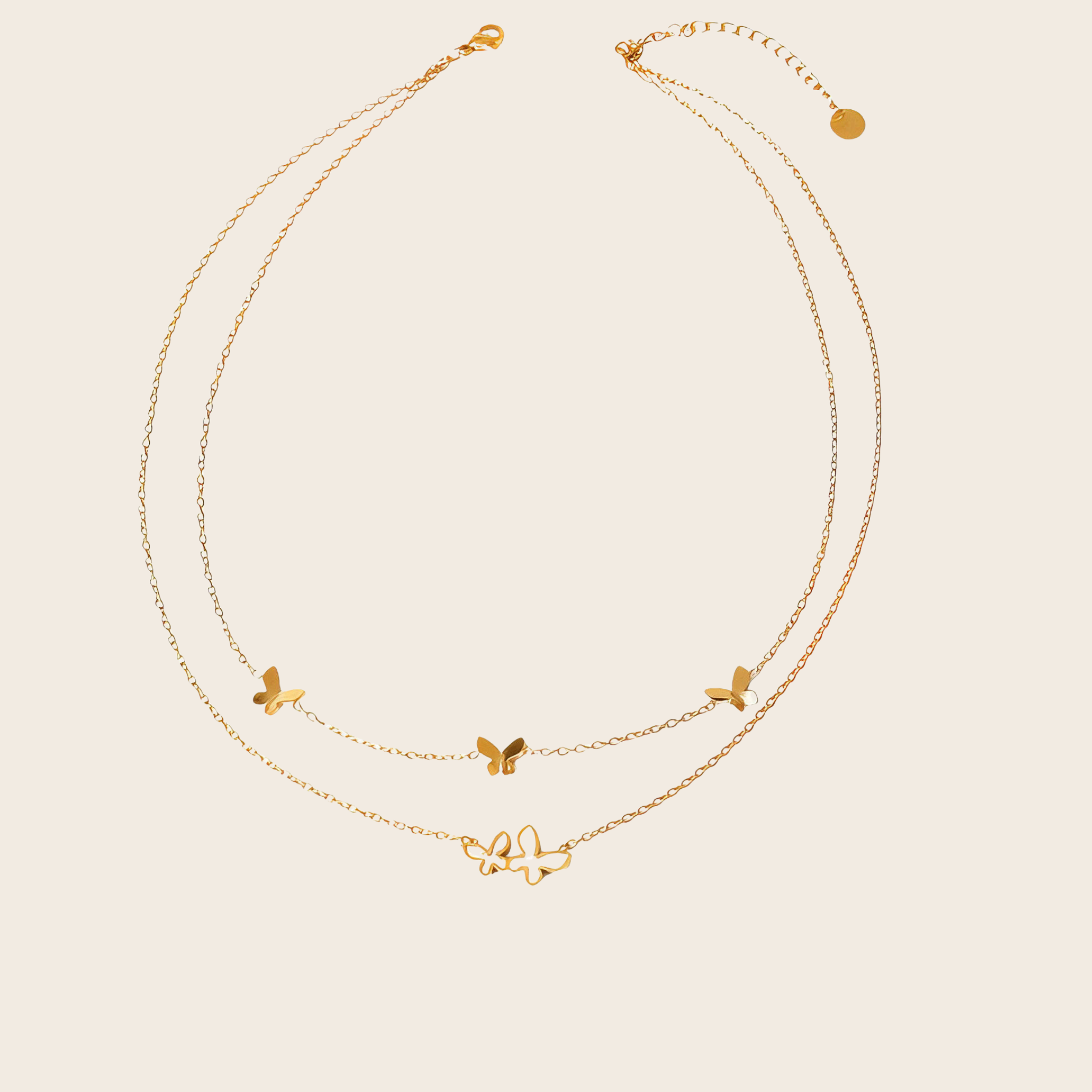 The Fluttering Dream Layers Necklace
